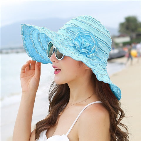 Chapeau de plage de protection solaire d'été pour les voyages