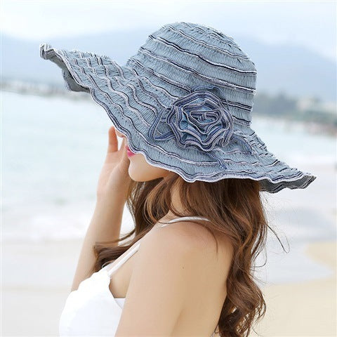 Chapeau de plage de protection solaire d'été pour les voyages