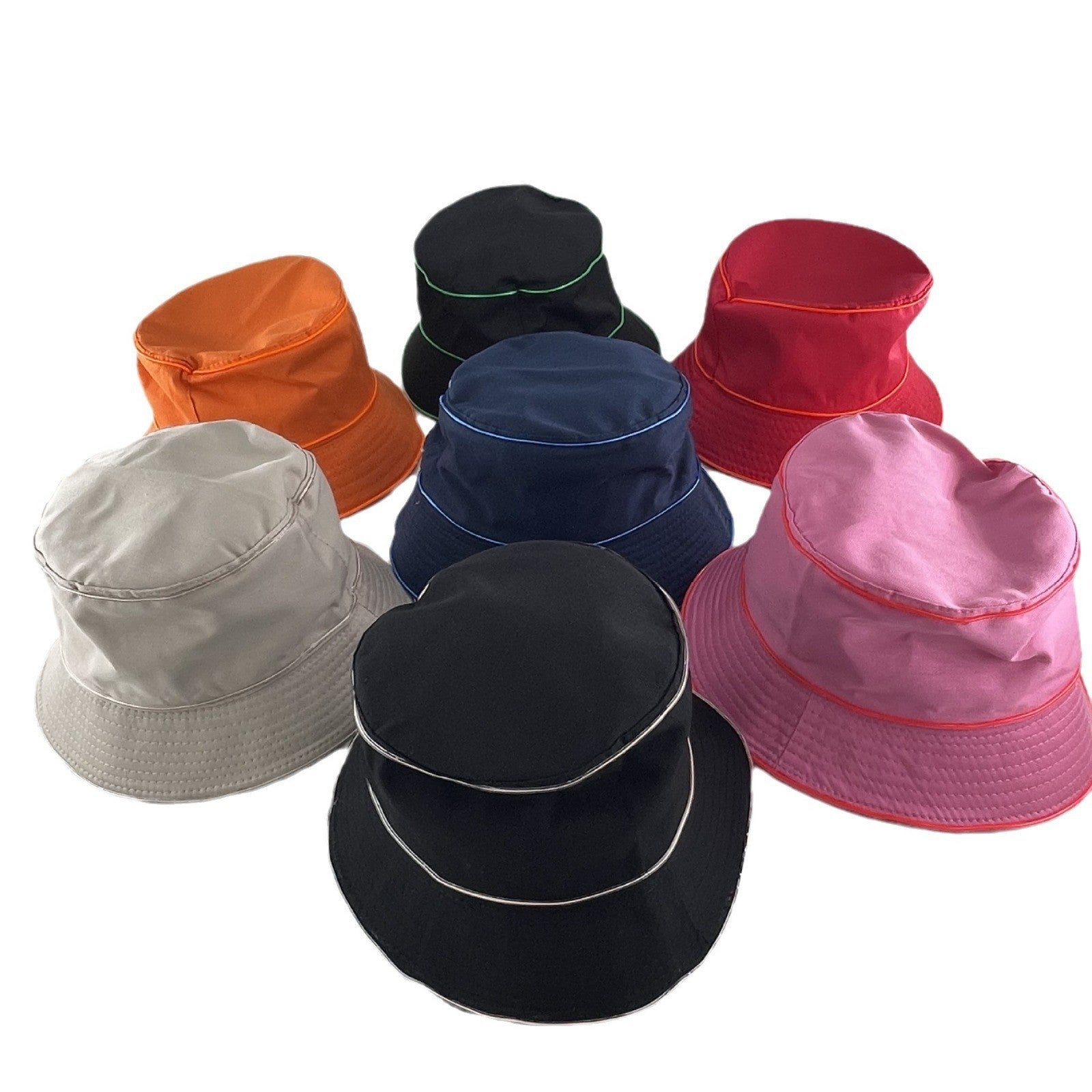 Chapeau de soleil uni pour homme et femme avec broderie lumineuse LED