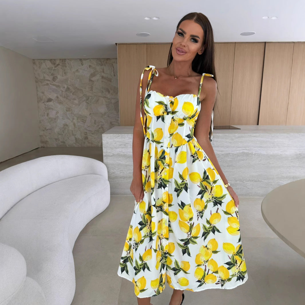 Robe Nuisette à Col Bardot – Imprimé Couleur et Look Stylé