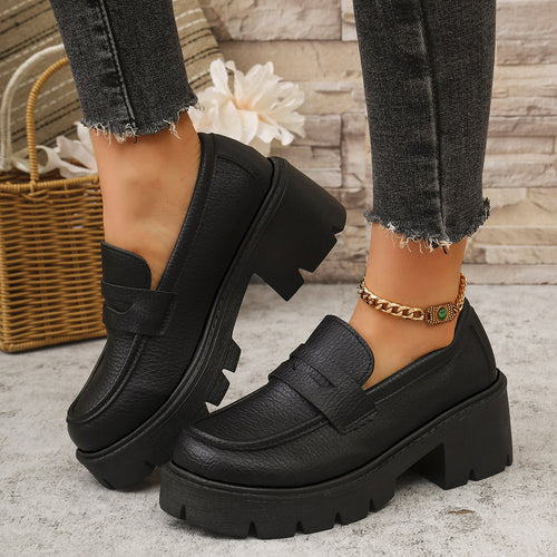 "L’allure en cuir – Découvrez nos plateformes tout-terrain chic"